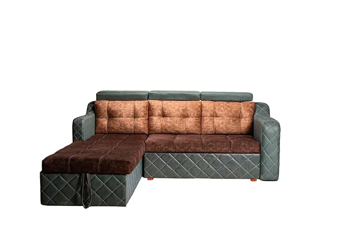 VIVDeal The Compact Rugged Sofa Cum Bed With Lounger & Storage
